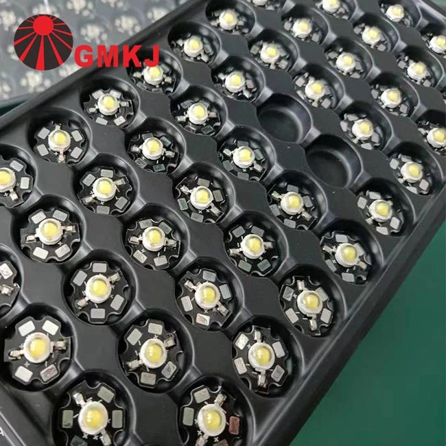 1W 3W lysemitterende hvid 6000K med USA Bridgelux -chips